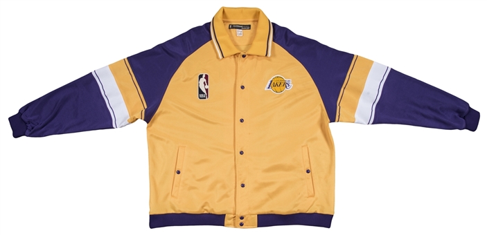 Kareem Abdul-Jabbar Game Worn Los Angeles Lakers Warm Up Jacket (Abdul-Jabbar LOA)